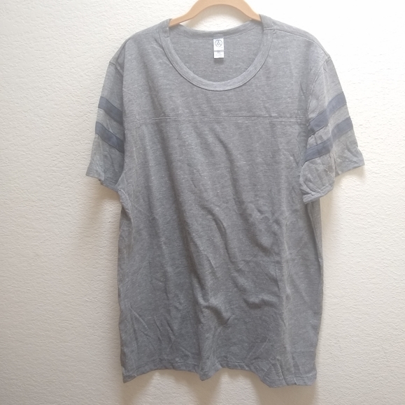 NWOT Alternative Apparel Short Sleeve Football Tee - Picture 2 of 5